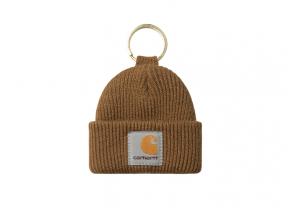 Carhartt WIP Mini Watch Hat Keychain Acrylic Hamilton Brown I036420