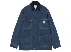Carhartt WIP OG Chore Coat Blue / Dark Navy Stone Washed I035877.453.06.03