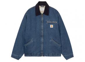 Carhartt WIP OG Detroit Jacket Blue / Dark Navy Stone Washed I035878.453.06.03