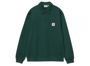 Carhartt WIP Polo Sweat Dark Fir I035532.05A.XX.03