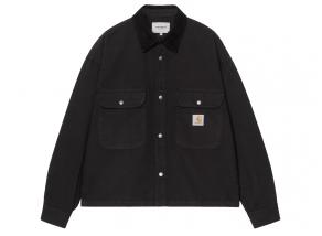 Carhartt WIP Prescott Shirt Jac Black / Black Garment Dyed I036484
