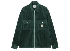 Carhartt WIP Reynold Shirt Jac Dark Fir Rinsed I036049_05A_02_03