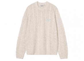 Carhartt WIP Signature Sweater Fleur De Sel / Citadel I033885_38Q_XX_03