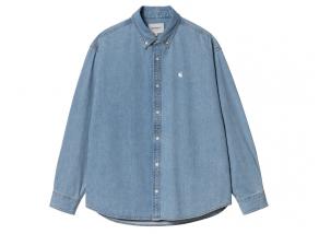 Carhartt Lucas Shirt Blue Bleached I034525