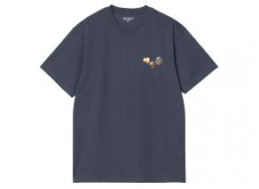 Carhartt Button Tshirt Blue I034658