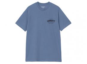 Carhartt Catalogue C Logo Tshirt Blue Iris I034761