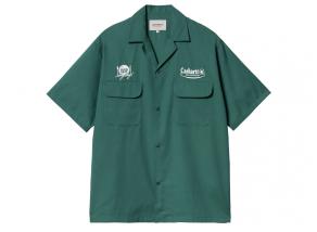 Carhartt Deli Shirt Rainforest / White I034738