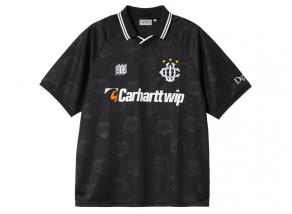 Carhartt Hartt Football Tshirt Heart Train Jacquard Black I034625