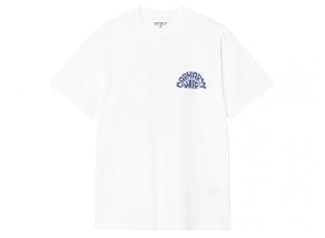 Carhartt Jazzy Tshirt White / Blue Iris I034665