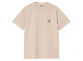Carhartt Nelson Tshirt Fleur De Sel Garment Dyed I029949