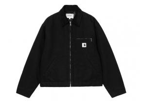 Carhartt Femme OG Detroit Jacket Black / Black Rinsed I032236