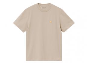 Carhartt Women Chase Tshirt Fleur De Sel / Gold I033045