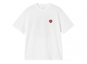 Carhartt Women Heart II Hartt Tshirt White I035259