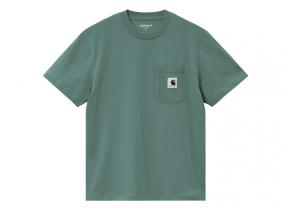 Carhartt Women Pocket Tshirt Silver Pine I032215