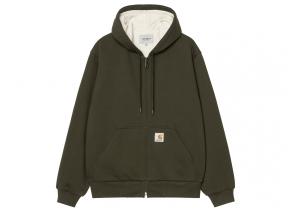 Carhartt WIP Active Sweat Jacket Olive Stone Washed I035602_49_06
