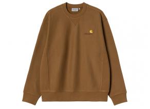 Carhartt WIP American Script Sweat Hamilton Brown I025475_HZ_XX