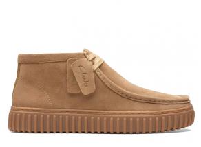 Clarks Torhill Hi Dark Sand Suede 26173663