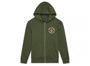 Deus Ex Machina Basto Zip Hoodie Cypress Green DMF258293