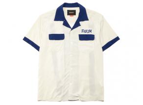 Deus Ex Machina Diablo Bowling Shirt Dirty White