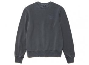 Deus Ex Machina Shield Garment Dyed Crew Anthracite