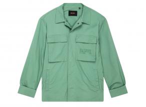 Deus Ex Machina Tommy Poplin Surf Shirt Shale Green