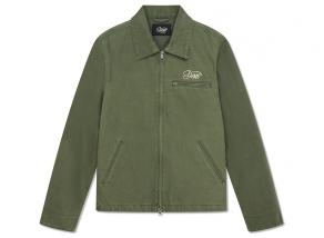 Deus Ex Machina Workwear Overdye Jacket Cypress Green DMF256453