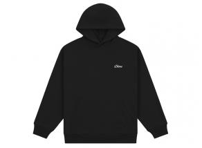 Dime Cursive Small Logo Hoodie Black