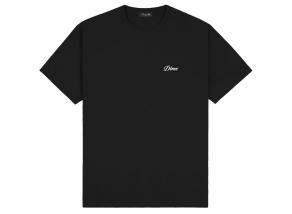Dime Cursive Small Logo Tee Black