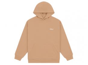 Dime Cursive Small Logo Hoodie Hazelnut