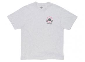 Edwin Ramen Pink Tshirt Grey Marl I036627