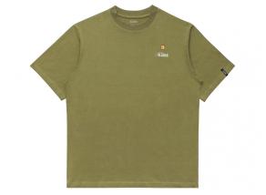 Elliker Rill Bug Print Tshirt Khaki NS40155
