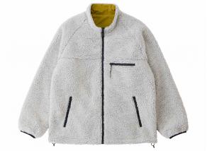 Gramicci Reversible Sherpa Jacket Natural / Chartreuse G5FU-J014