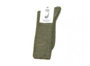 Homecore Alpaca Blend Socks Olive Green