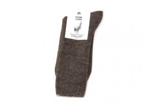 Homecore Alpaca Blend Socks Cedar Brown