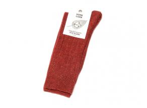 Homecore Wool Silk Socks Elements Rust Red