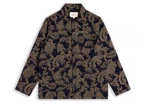 Kestin Ormiston Paisley Jacquard Jacket Navy