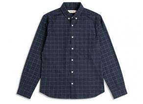 Kestin Raeburn Button Down Shirt Navy Check