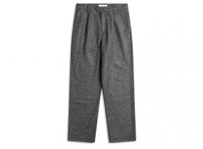 Kestin Wick Bonded Wool Mix Trouser Charcoal