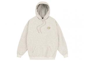 Magenta Cord Plant Hoodie Ash