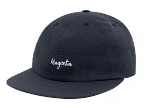 Magenta Seersucker Hat Navy Blue