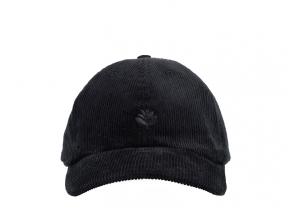 Magenta Tonal Cord Dad Hat Black