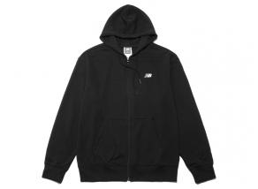 New Balance Sport Essential Fleece Zipped Hoodie Black MJ41501