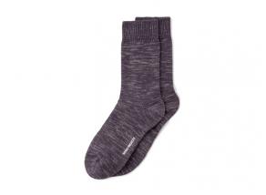 Norse Projects Bykle Heavy Cotton Twist Sock Vintage Violet