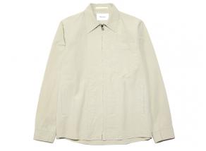 Norse Projects Julian Cotton Linen Marble White
