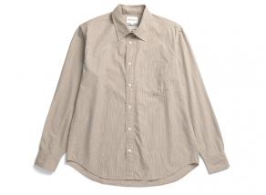 Norse Projects Kongshoved Poplin Micro Check Shirt Oatmeal