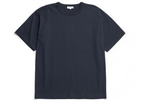 Norse Projects Simon Organic Arch Print Tshirt Dark Navy