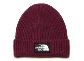The North Face Logo Box Cuff Beanie Boysenberry