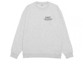 Obey House Of Subversion Crew Heather Grey 112864195