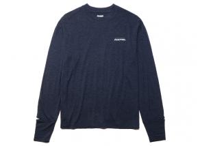 Peaufine Merino Tech Longsleeve Tshirt Navy