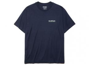 Peaufine Wood Wanna Run With You Tee Navy